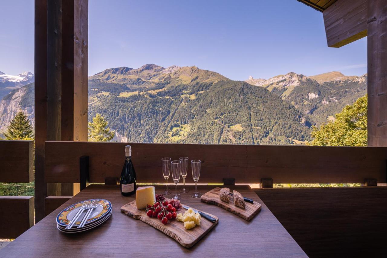 Chalet Primula Penthouse Wengen Kültér fotó
