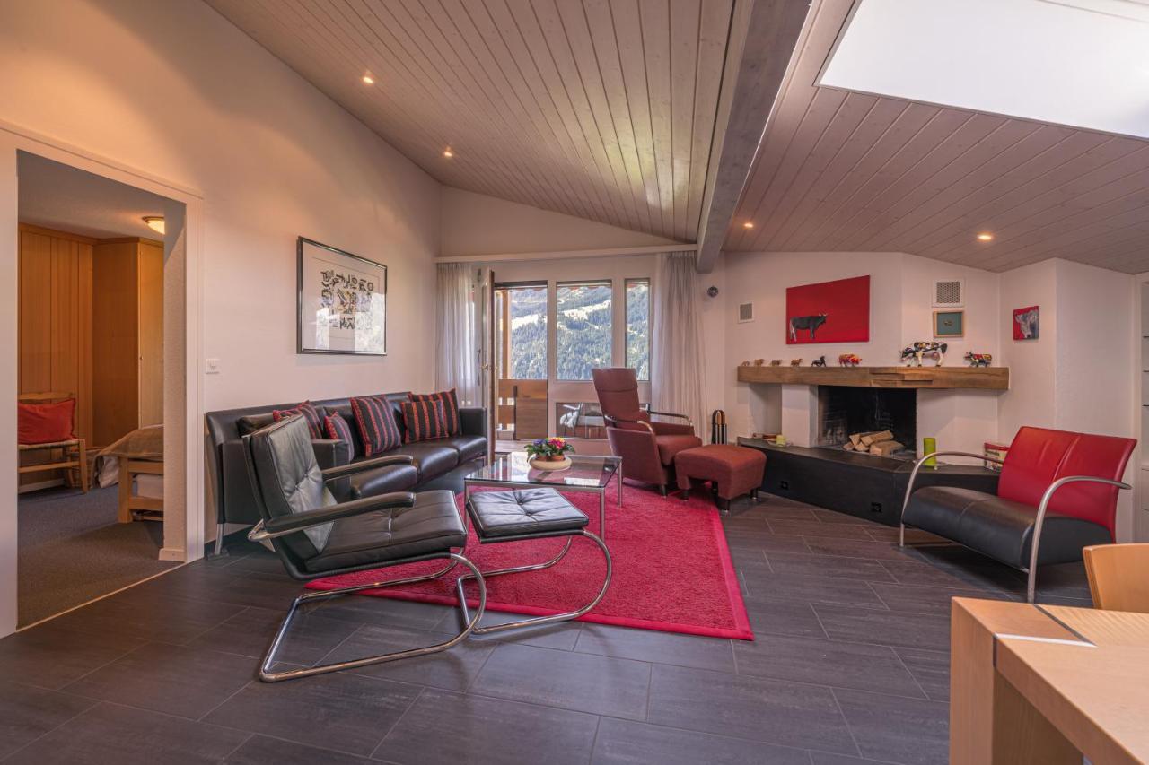 Chalet Primula Penthouse Wengen Kültér fotó