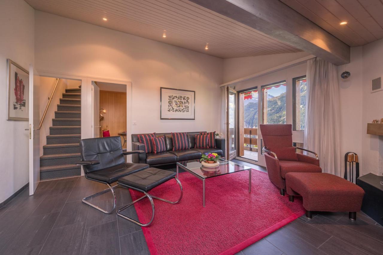 Chalet Primula Penthouse Wengen Kültér fotó