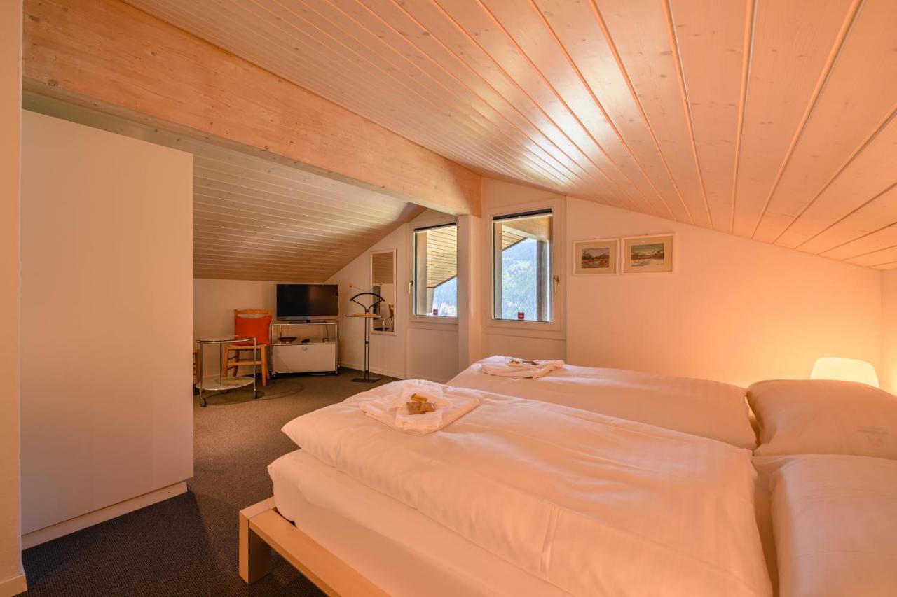 Chalet Primula Penthouse Wengen Kültér fotó