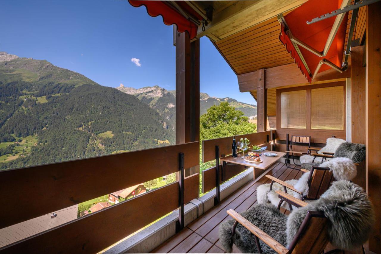 Chalet Primula Penthouse Wengen Kültér fotó