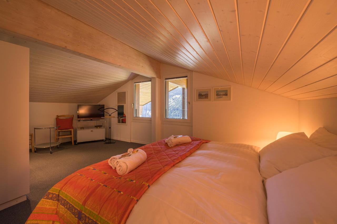 Chalet Primula Penthouse Wengen Kültér fotó