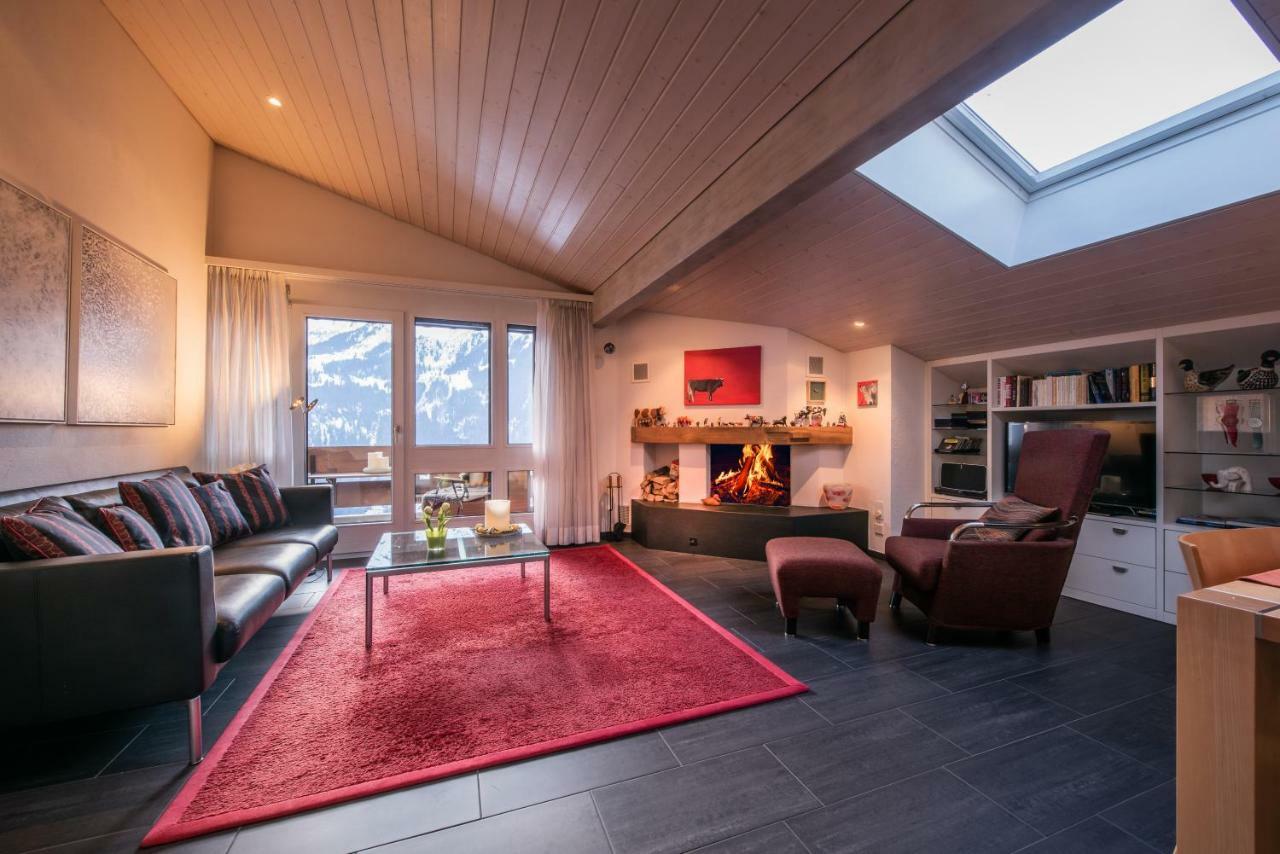 Chalet Primula Penthouse Wengen Kültér fotó