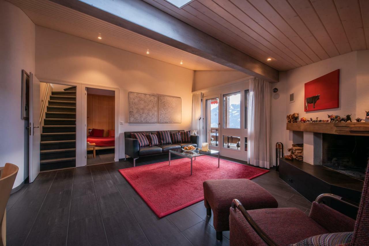 Chalet Primula Penthouse Wengen Kültér fotó